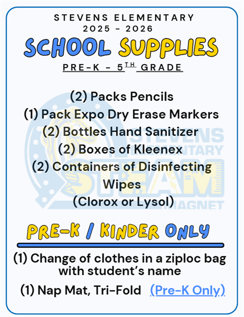 School Supplies Eng 